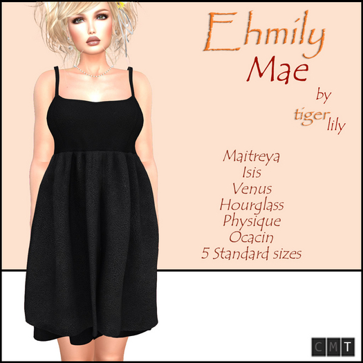 Tigerlily Designs Ehmily Mae Dress Black Leather
