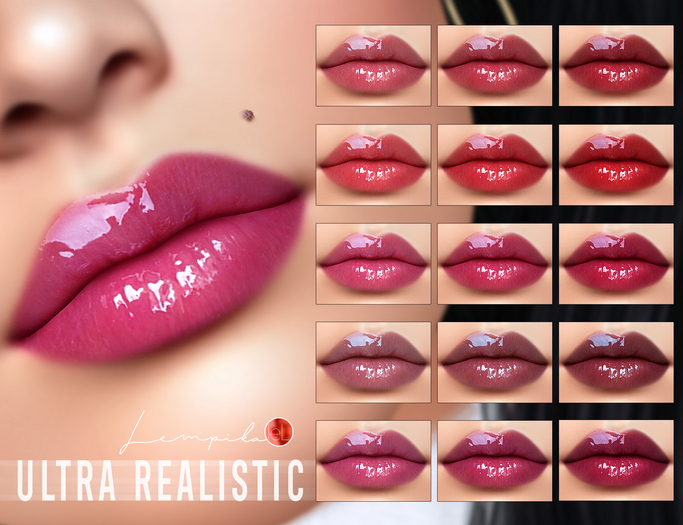 Lempika - 15 Lips Ultra Realistic Lelutka Evox #34