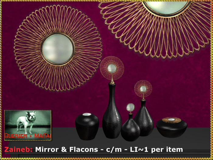 Bliensen + MaiTai - Zaineb - Mirror & Flacons