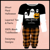 DMD-TD- Ghost Plaid Layered Tee Box