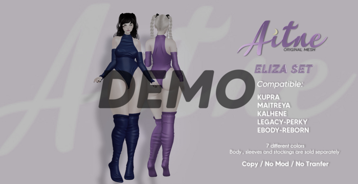 Aitne. Eliza stockings - DEMO