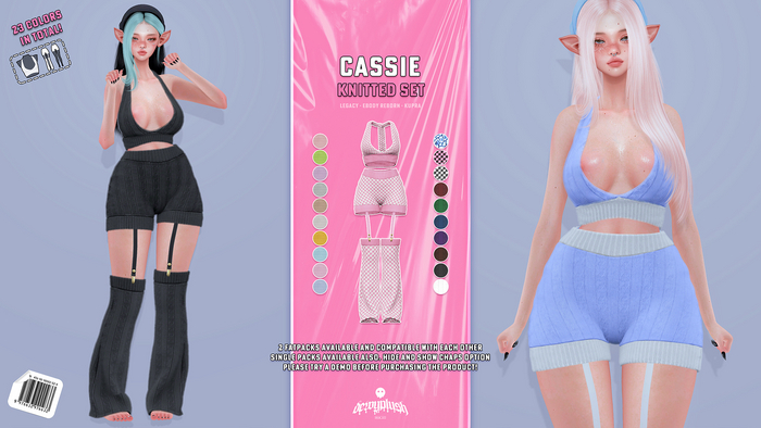 dewyPLUSH // Cassie Set [PASTELS] [FATPACK]