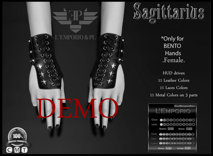 D*E*M*O L'Emporio::*Sagittarius*::Archer Gloves -eBODY REBORN-