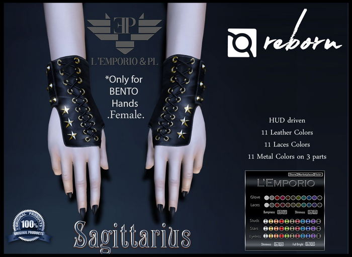 L'Emporio&PL ::*Sagittarius*:: ArcherBENTOGloves- eBODY REBORN