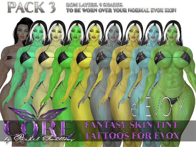 CORE FANTASY SKIN TINTS (EVOX) PACK 3 DEMO