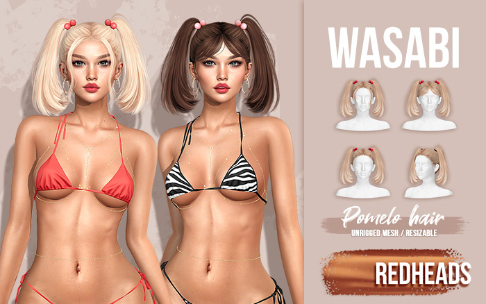 Wasabi // Pomelo Hair - Redheads