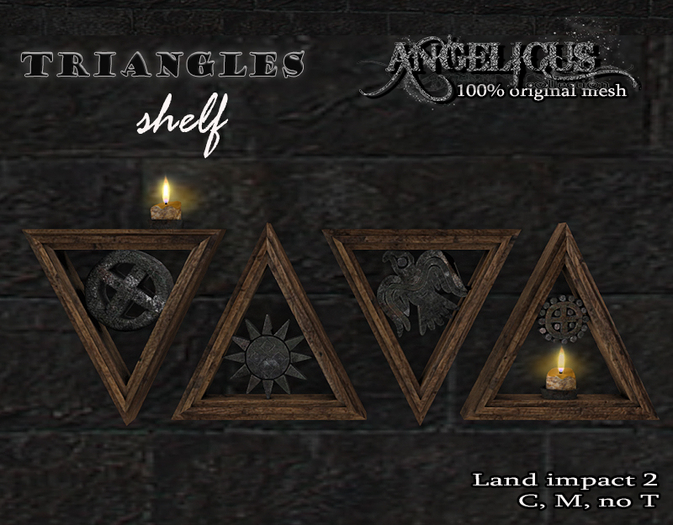 ::ANGELICUS:: Triangles shelf