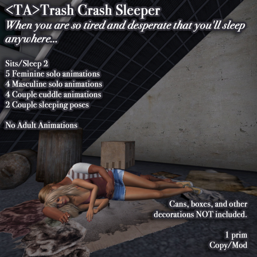 <TA>Trash Crash Sleeper