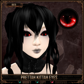 =^.^= Curious Kitties - Prettah Kittah Eyes - Red