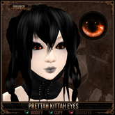 =^.^= Curious Kitties - Prettah Kittah Eyes - Orange