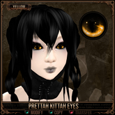 =^.^= Curious Kitties - Prettah Kittah Eyes - Yellow