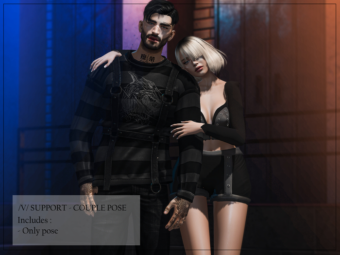 /V/ Support  - Couple Pose
