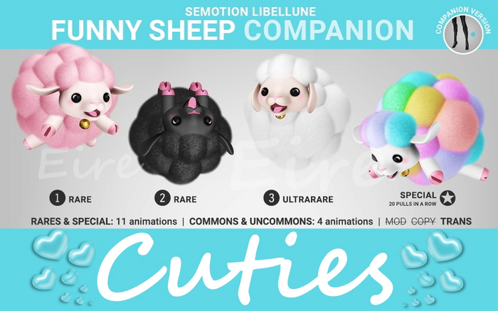 SEmotion Libellune Funny Sheep Companion RARE 01