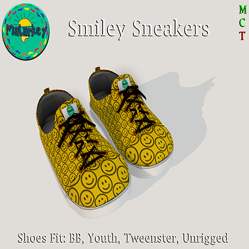 Malarkey Sneakers - Smiley (Add Me)