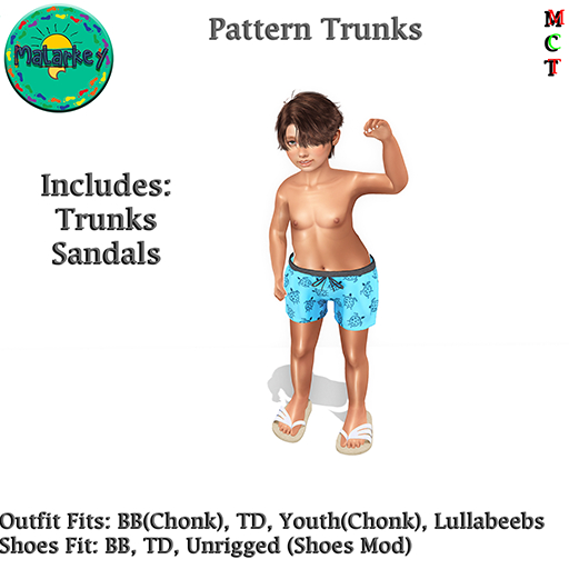 Malarkey Swim Trunks - Turtles(Rezz Me)