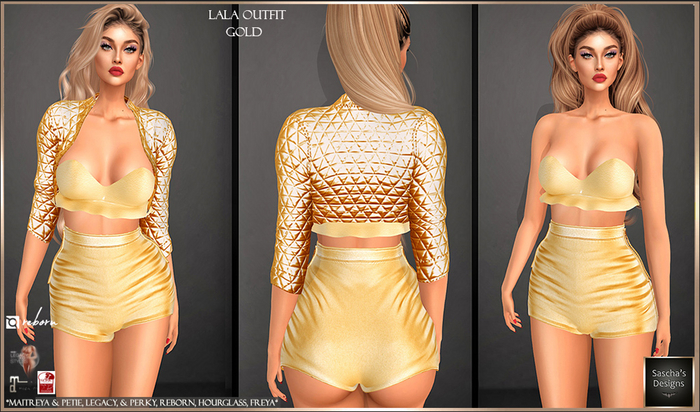 SAS - Lala Gold Outfit (MB) 