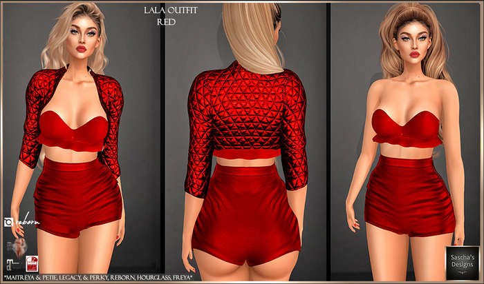 SAS - Lala Red Outfit (MB) 
