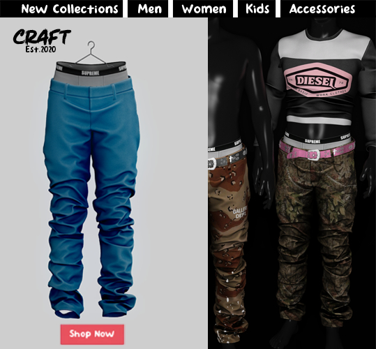 :CRAFT: LaFlare Pants - Blue
