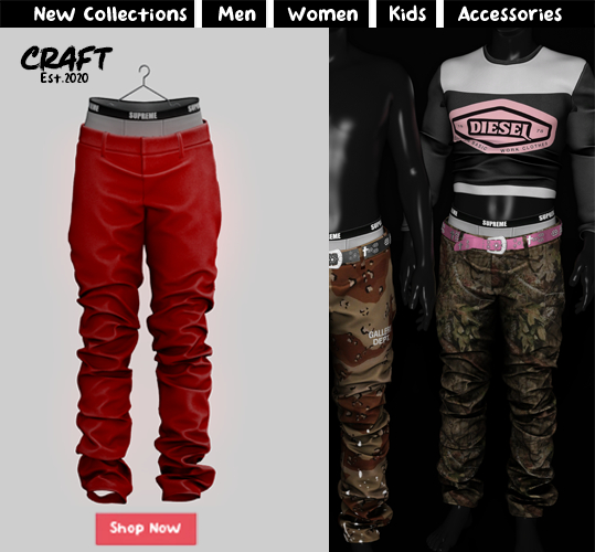 :CRAFT: LaFlare Pants - Red