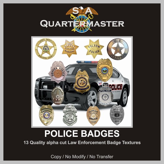 SAQ POLICE BADGES