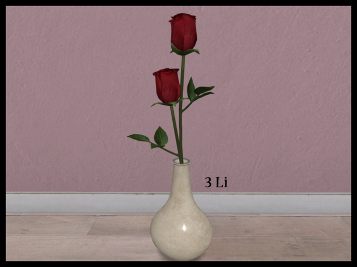 ~ Hotstuffs ~ Princess Playroom - Vase with Roses