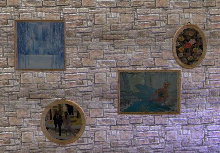 Bilderrahmen 4Stk mit Eichenrahmen