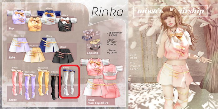 miwa's airship - Rinka Shoes(mai) #Navy