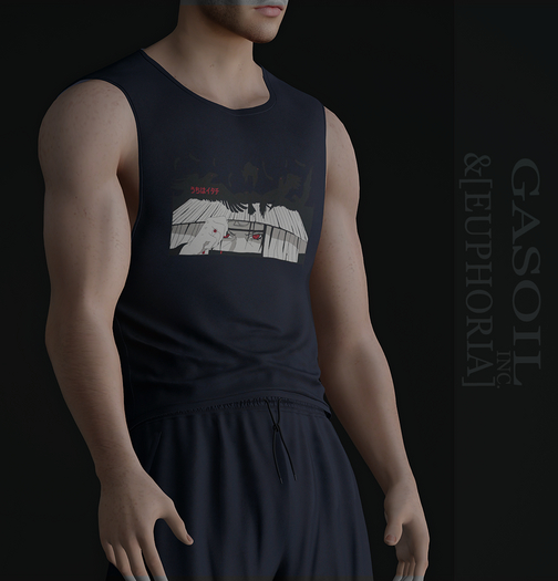 [GL - inc.]- Nolan Tanktop-blue-tshap