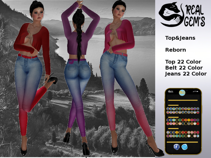 [RG] Irina Heart Jeans and Top Reborn (Box)