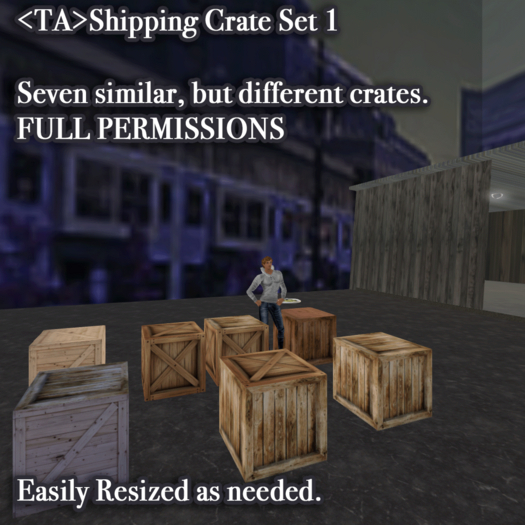 <TA>Shipping Crate Set 1