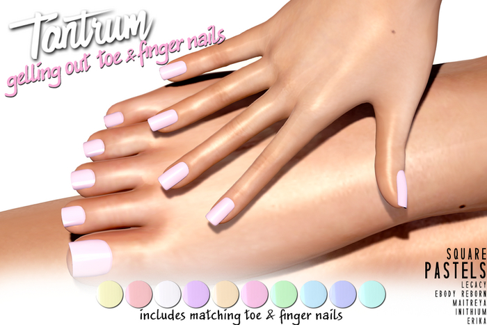 Tantrum - Gelling Out Fingers & Toes - Pastels