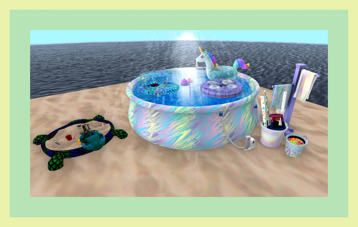 MERCI~HOLO WHITE FAMILY POOL