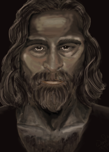 Strong Protector Male Portrait painted by WitchWibbs