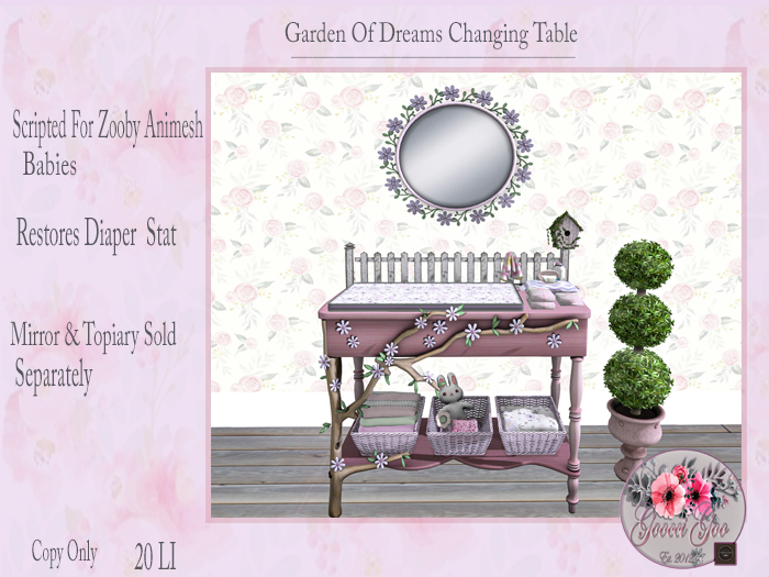 [GG] Garden Of Dreams Changing Table