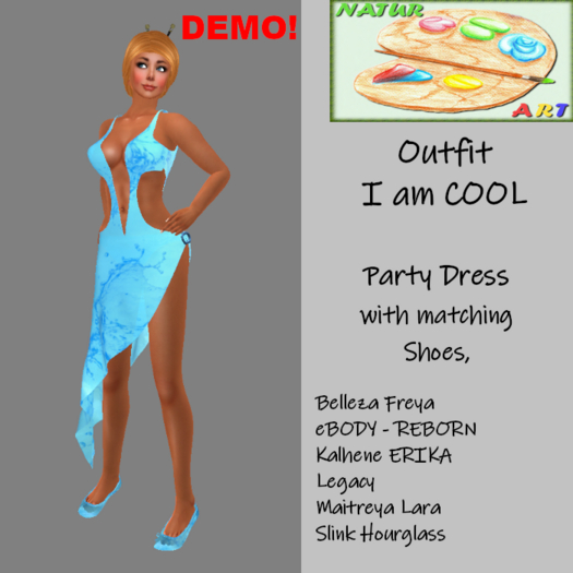 NaturArt Outfit I am COOL (animated) DEMO
