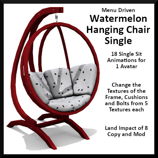 Menu Driven Watermelon Hanging Chair - Cuddles