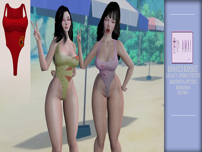 ::AMAI:: Bodysuit Baywatch