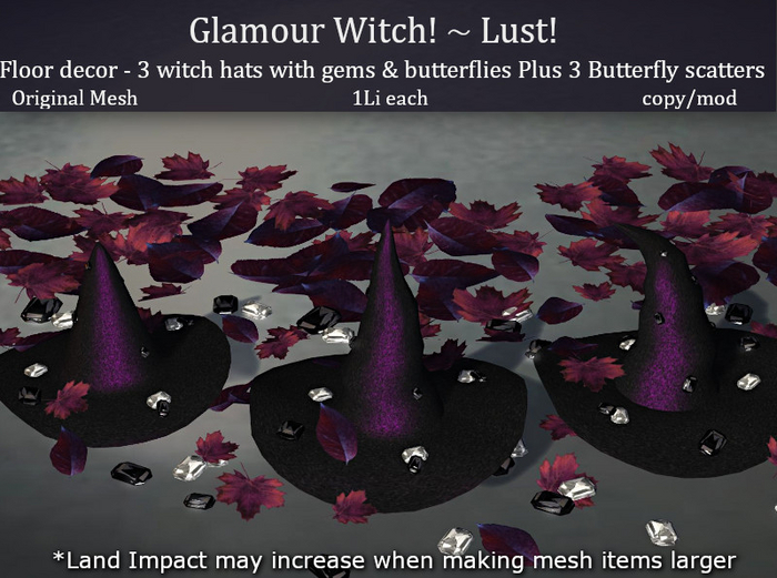 LOVE - GLAMOUR WITCH FLOOR DECOR - LUST 