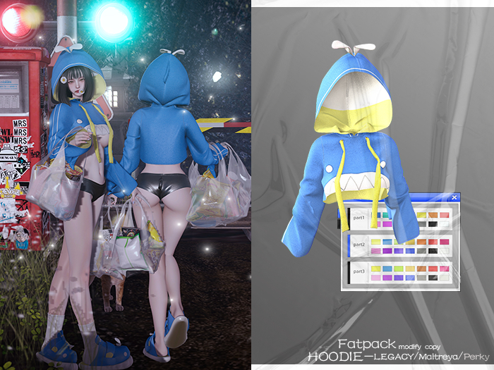 FenDuDu_Greedy Whale-hoodie (fatpack)