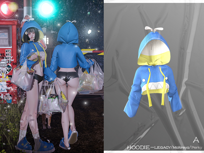 FenDuDu_Greedy Whale-hoodie A