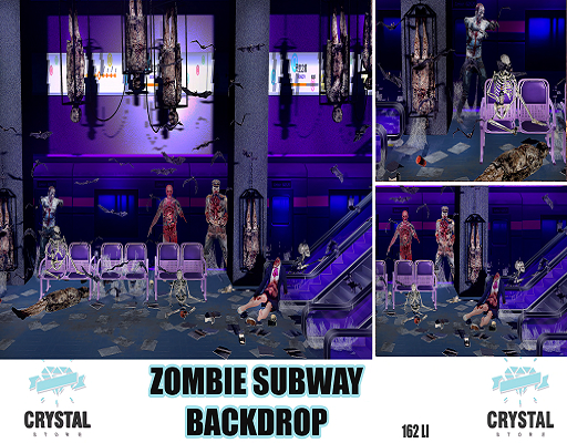 .::Crystal ::. Zombie Subway Backdrop