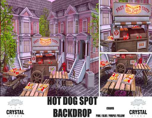 .::Crystal ::. Hot Dog Spot Backdrop