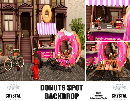 .::Crystal ::. Donuts Spot Backdrop