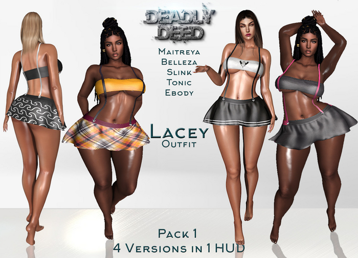 {DDD} Lacey Outfit - Pack 1