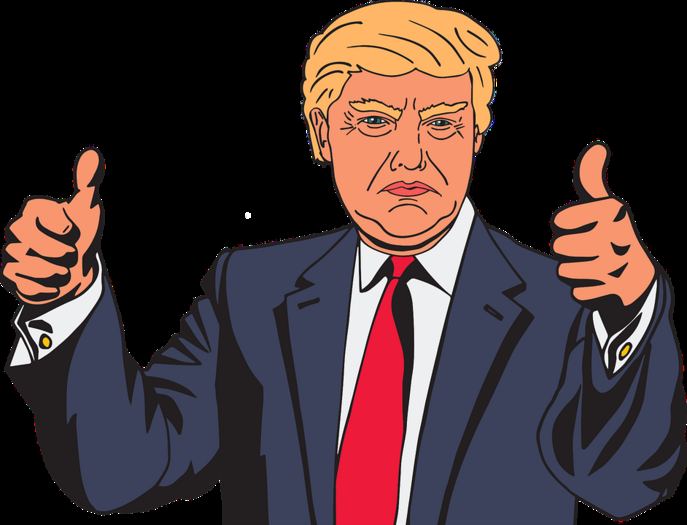 GESTURE OF TRUMP - "I Love Mexican People"