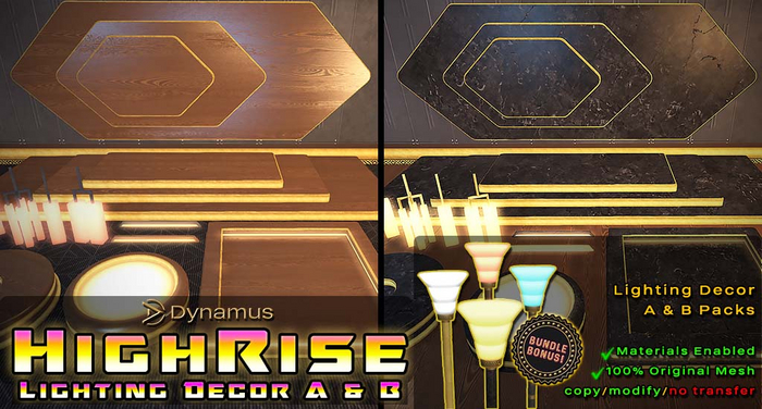 Dynamus - Highrise Lighting Decor A & B Bundle