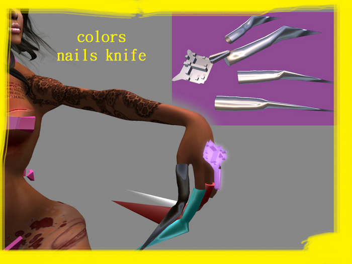 Colors_nails_knife _Just_Wear