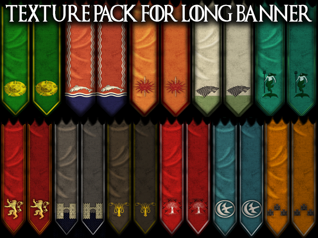 GOT Long Banner Texture Pack (Full Perm)