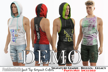 Demo Jack Male Top Fatpack Colors - Signature Gianni, Belleza Jake , Legacy - FashionNatic