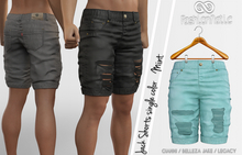 Jack Male Shorts Mint - Signature Gianni, Belleza Jake , Legacy - FashionNatic